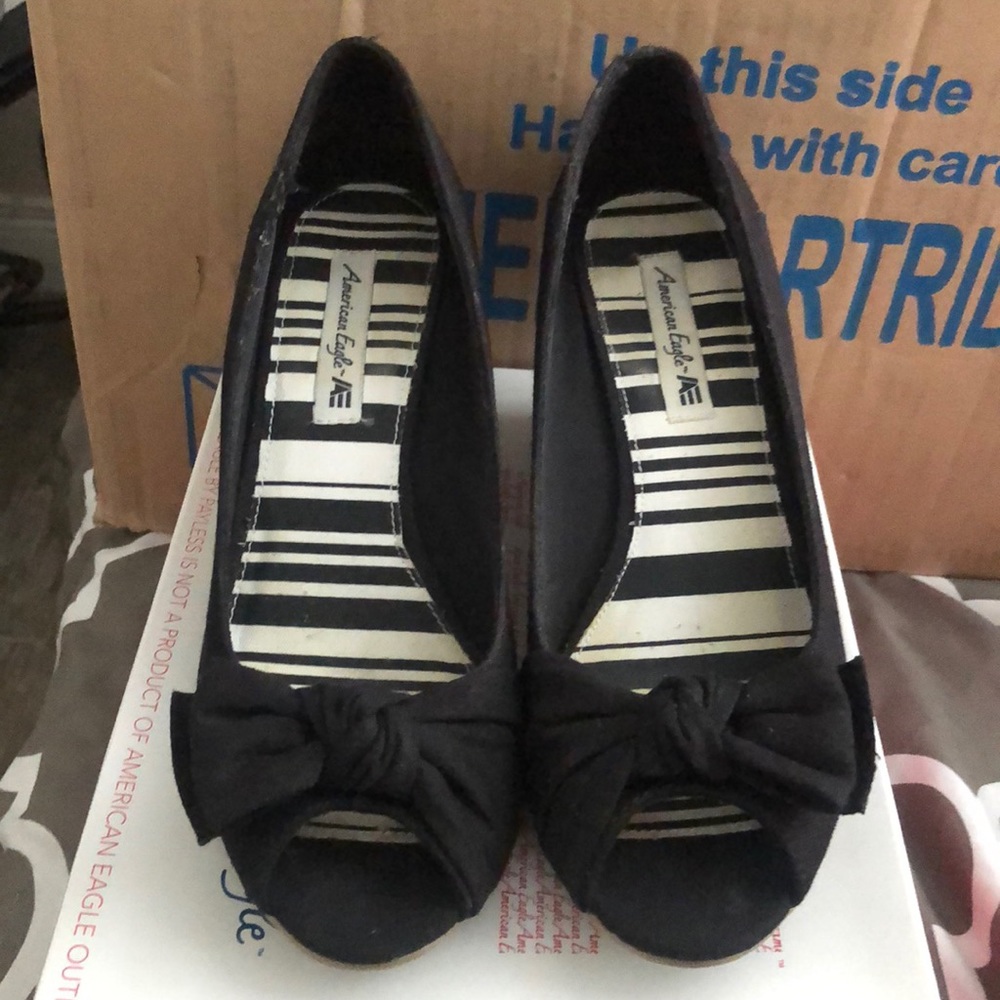 American Eagle cork wedge